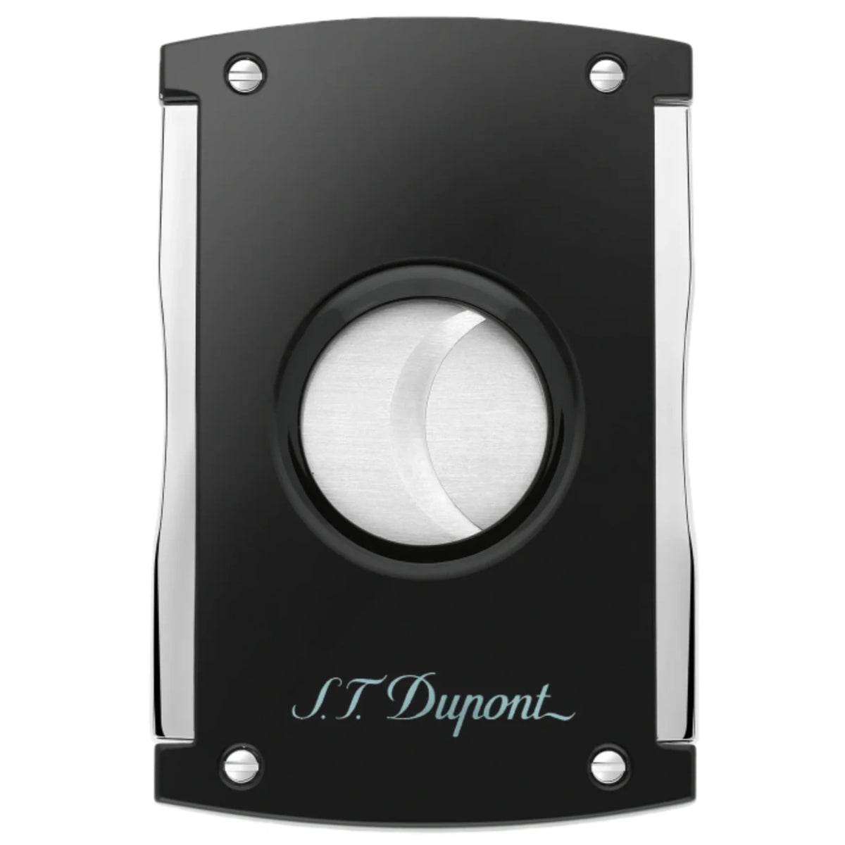 S.T. Dupont Maxijet Cigar Cutter Black Lacquer & Chrome