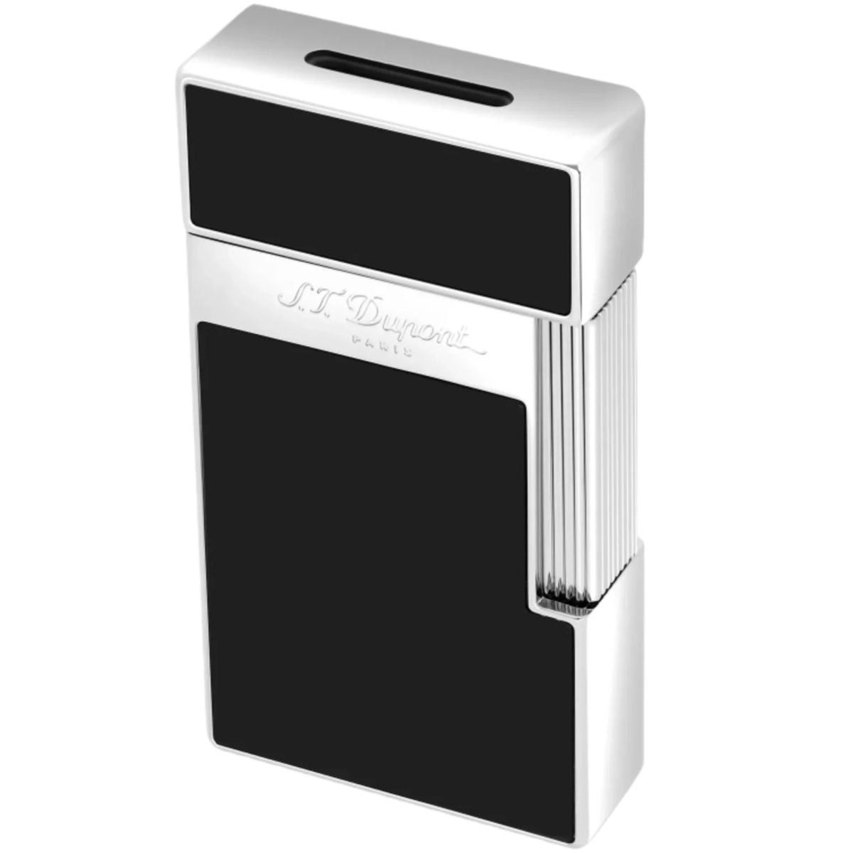 S.T. Dupont Biggy Black and Palladium Jet Flame Lighter