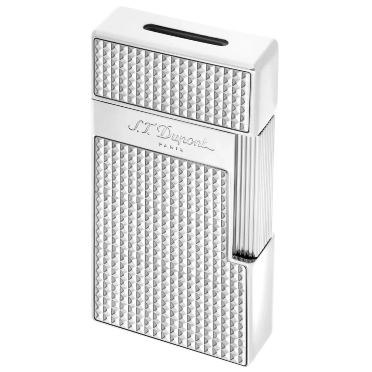 S.T. Dupont Biggy Palladium Diamond Head Jet Flame Lighter