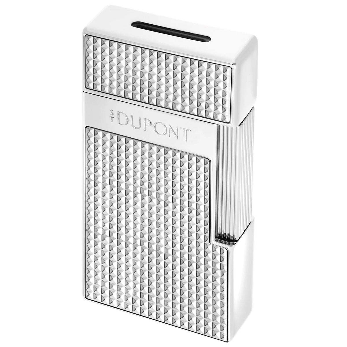 S.T. Dupont Biggy Palladium Diamond Head Jet Flame Lighter