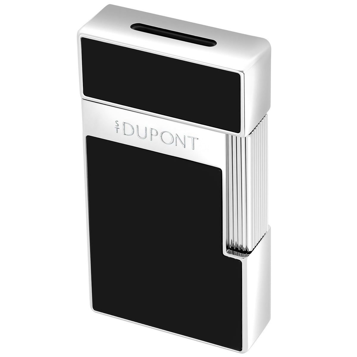 S.T. Dupont Biggy Black and Palladium Jet Flame Lighter