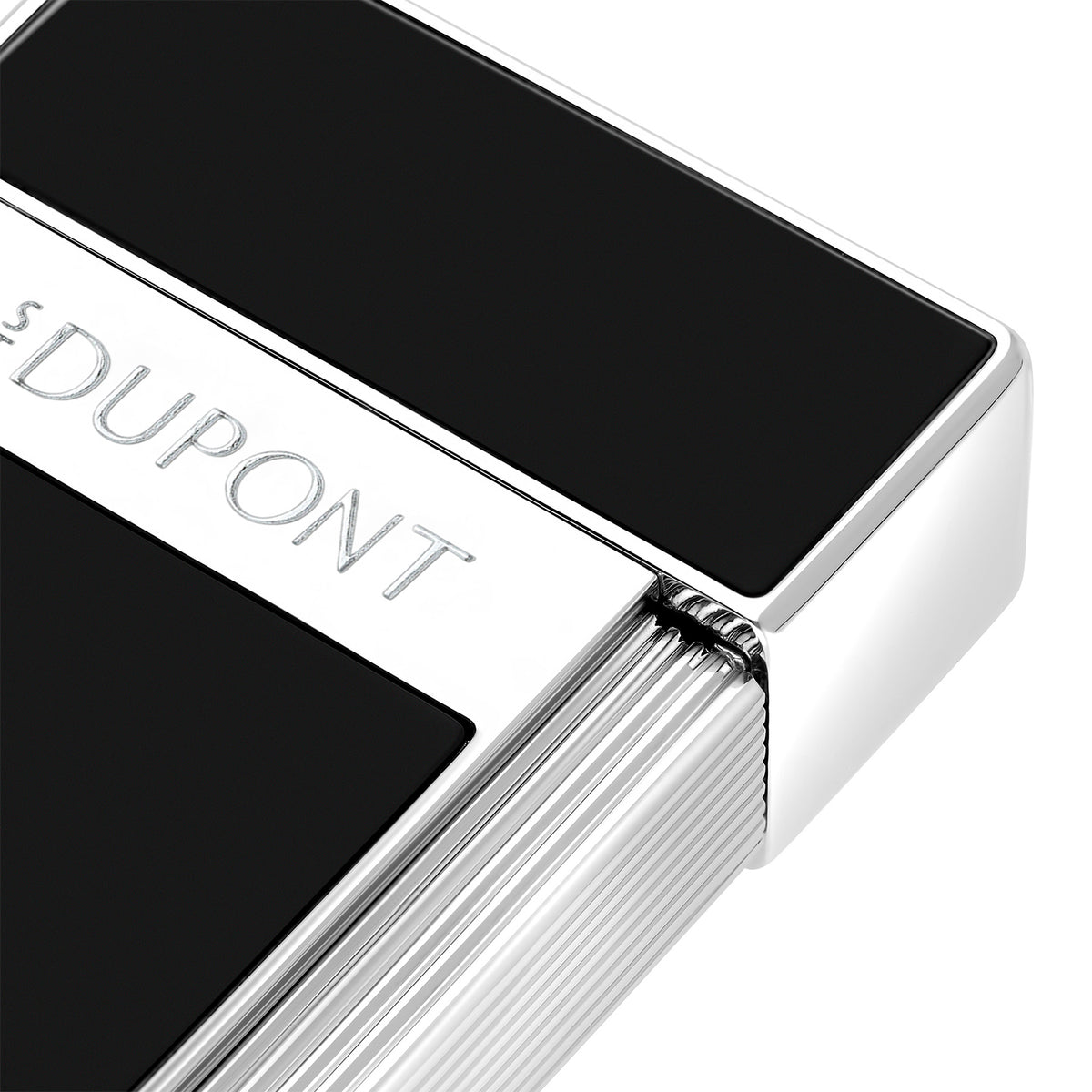 S.T. Dupont Biggy Black and Palladium Jet Flame Lighter