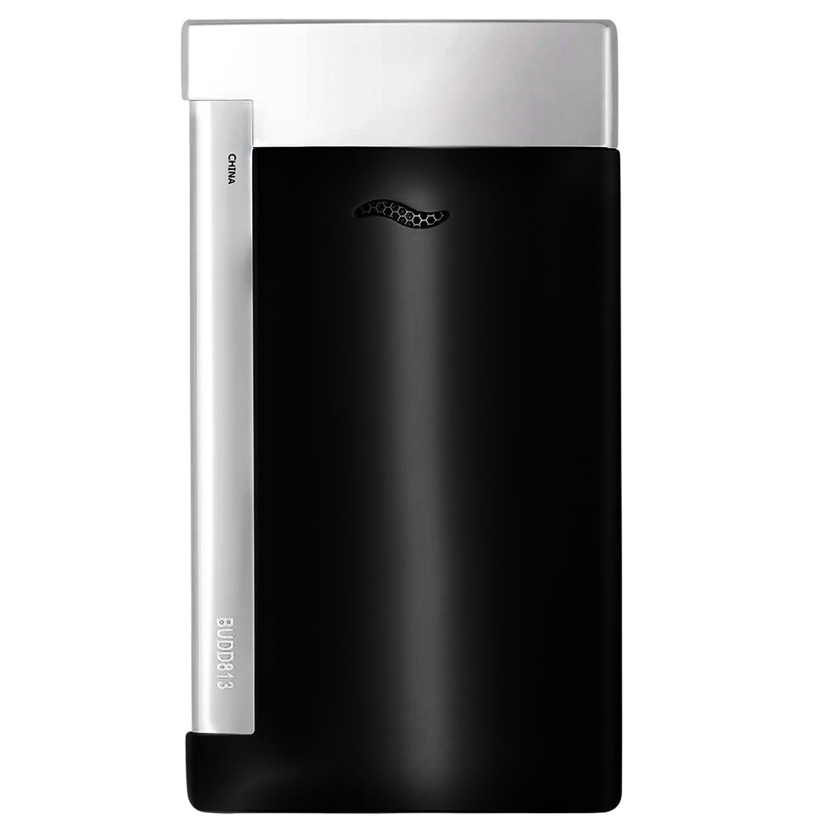 S.T. Dupont Slim 7 Black and Chrome Lacquer Lighter | KirbyAllison.com