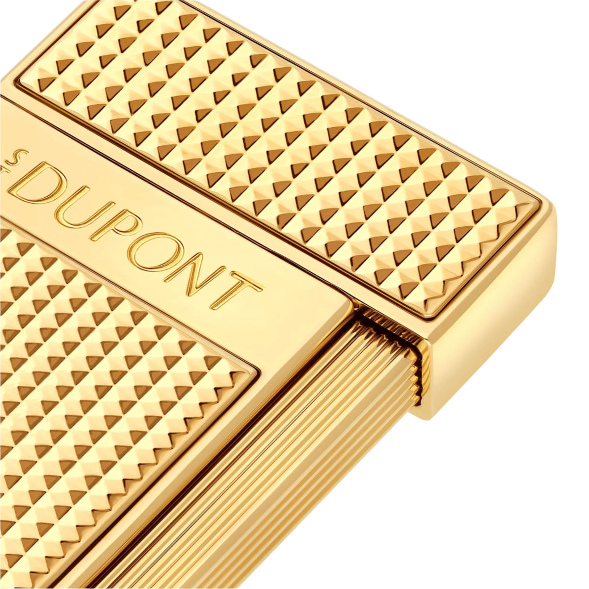 S.T. Dupont Gold Diamond Head Slimmy Lighter