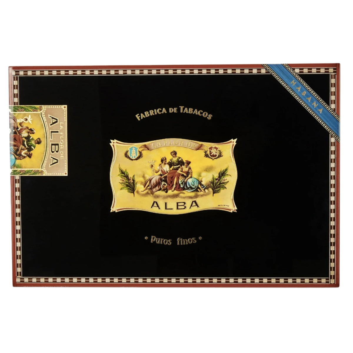 Elie Bleu Black Sycamore Alba Humidor (110 cigars) | KirbyAllison.com