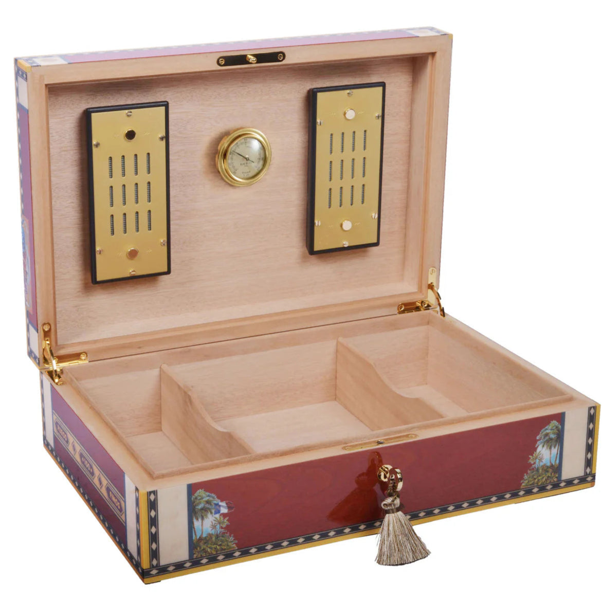 Elie Bleu Red Sycamore Alba Humidor (110 Cigars)