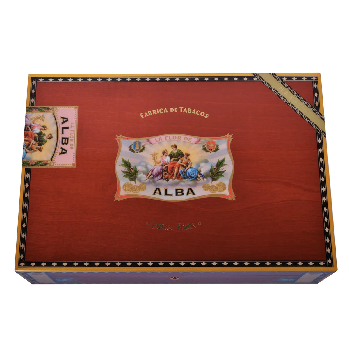 Elie Bleu Red Sycamore Alba Humidor (110 Cigars) | KirbyAllison.com