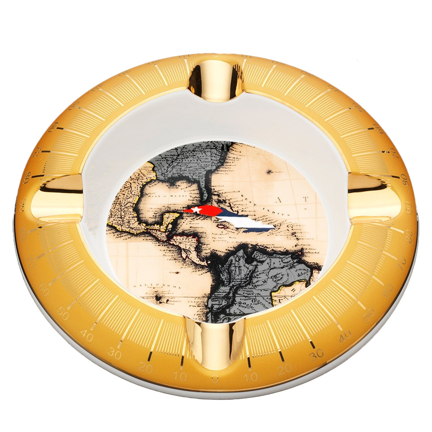Siglo Cuba Navigation Porcelain Ashtray | KirbyAllison.com