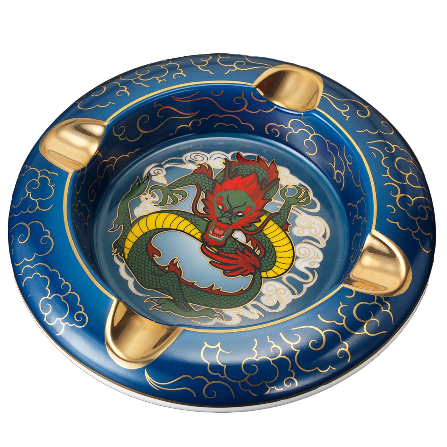 Siglo Year of The Dragon Porcelain Ashtray | KirbyAllison.com