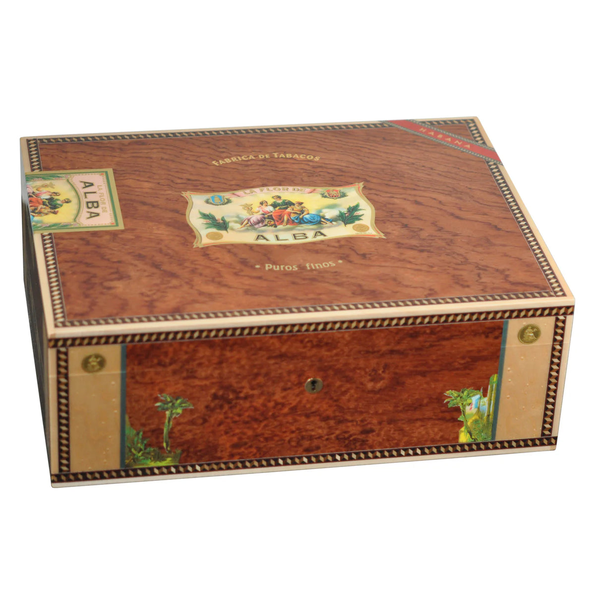 Elie Bleu Bubinga Sycamore Alba Humidor (200 Cigars)