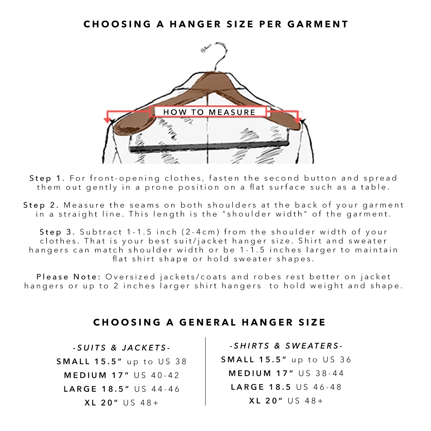 Men's Wooden Jacket Hangers | KirbyAllison.com