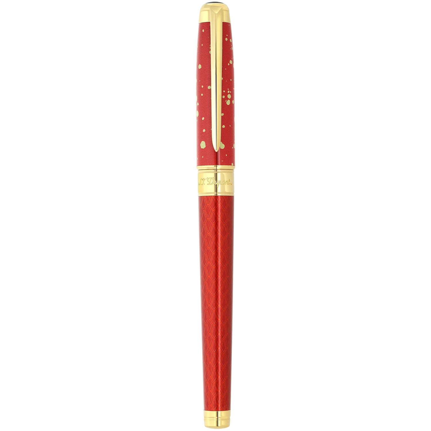 S.T. Dupont Line D Eternity Burgundy Dragon Fountain/Rollerball