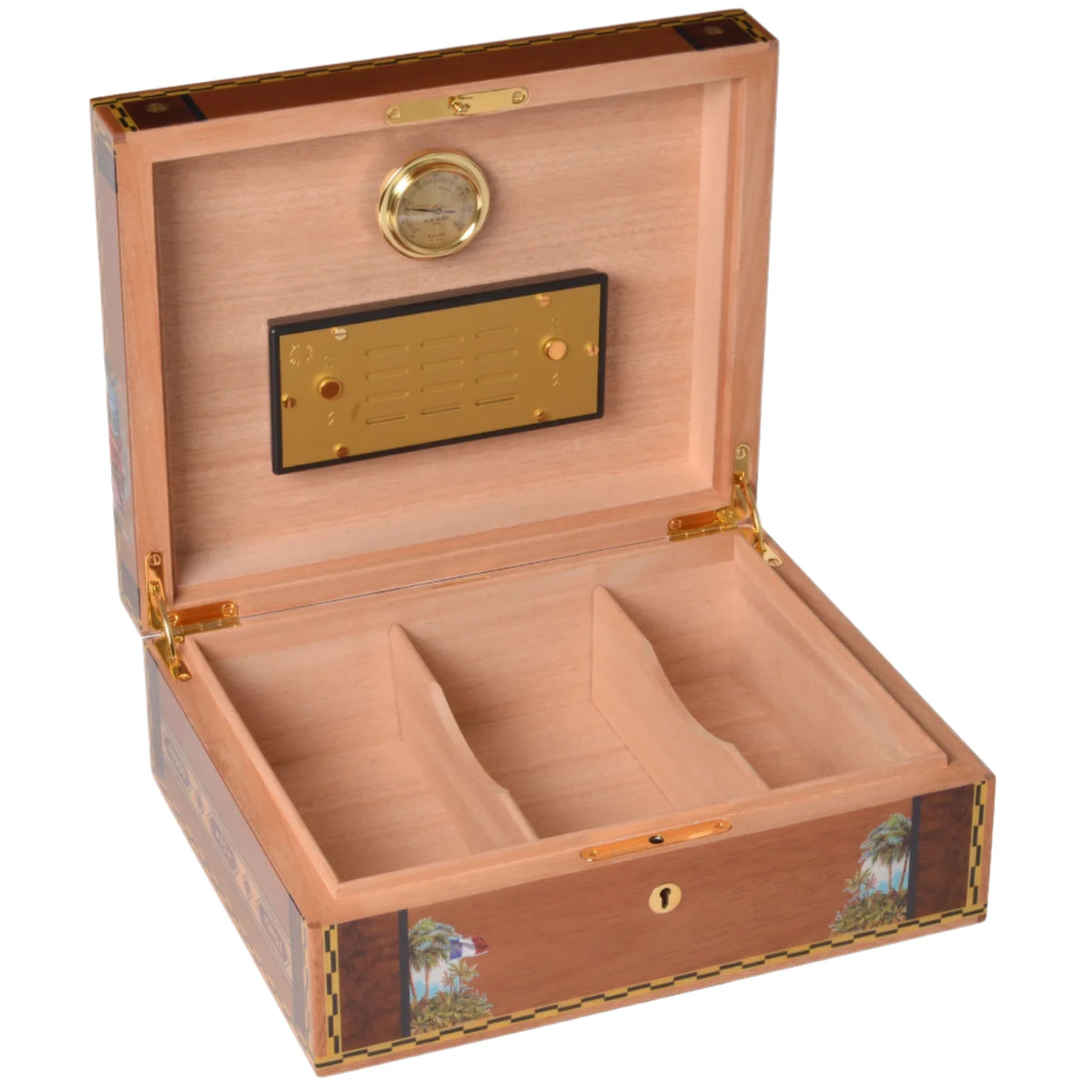 Elie Bleu Bubinga Sycamore Alba Humidor (75 Cigars)