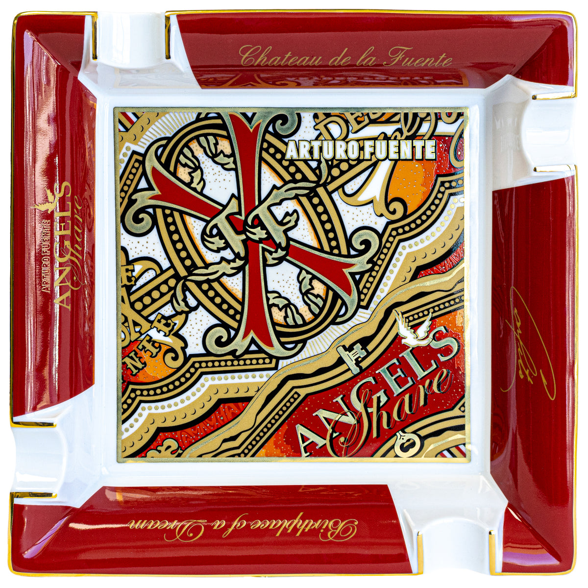 Elie Bleu Limited Edition Fuente Opus X Hemingway Blue & Gold Lighter