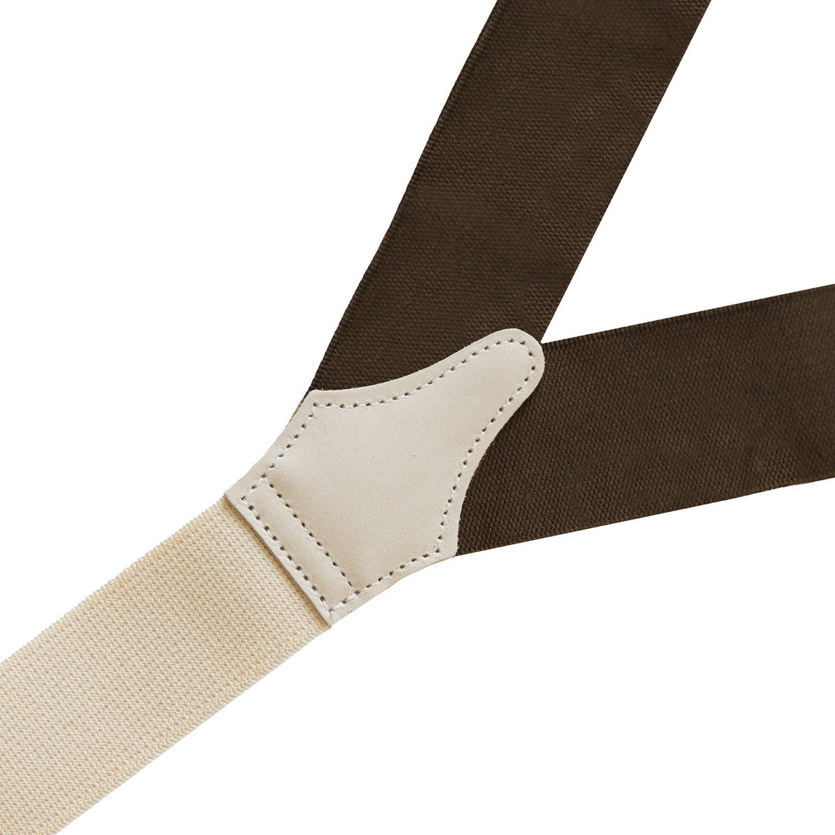 Sovereign Grade Solid Coffee Brown & Ivory Braces