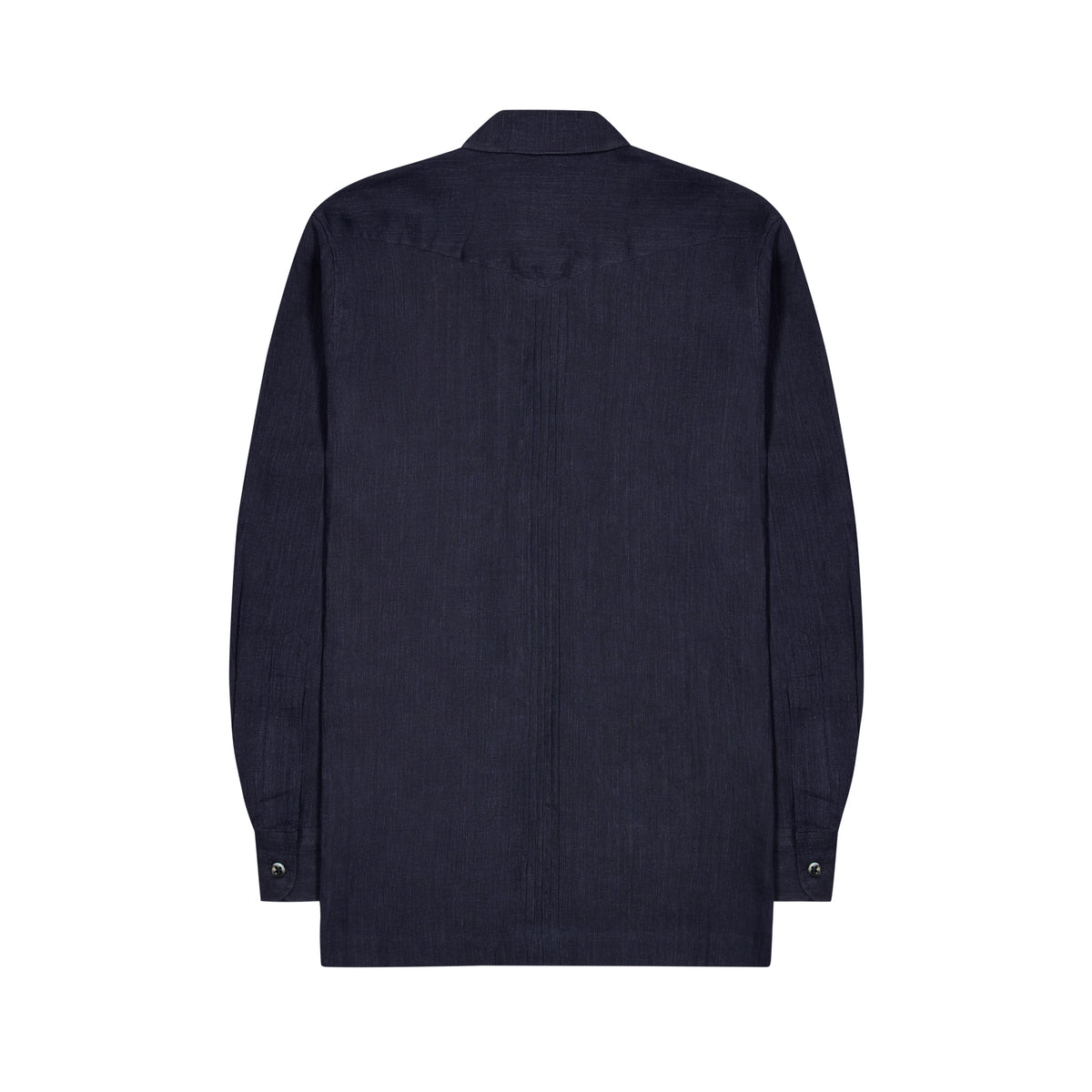 Budd Signature Navy Guayabera Shirt