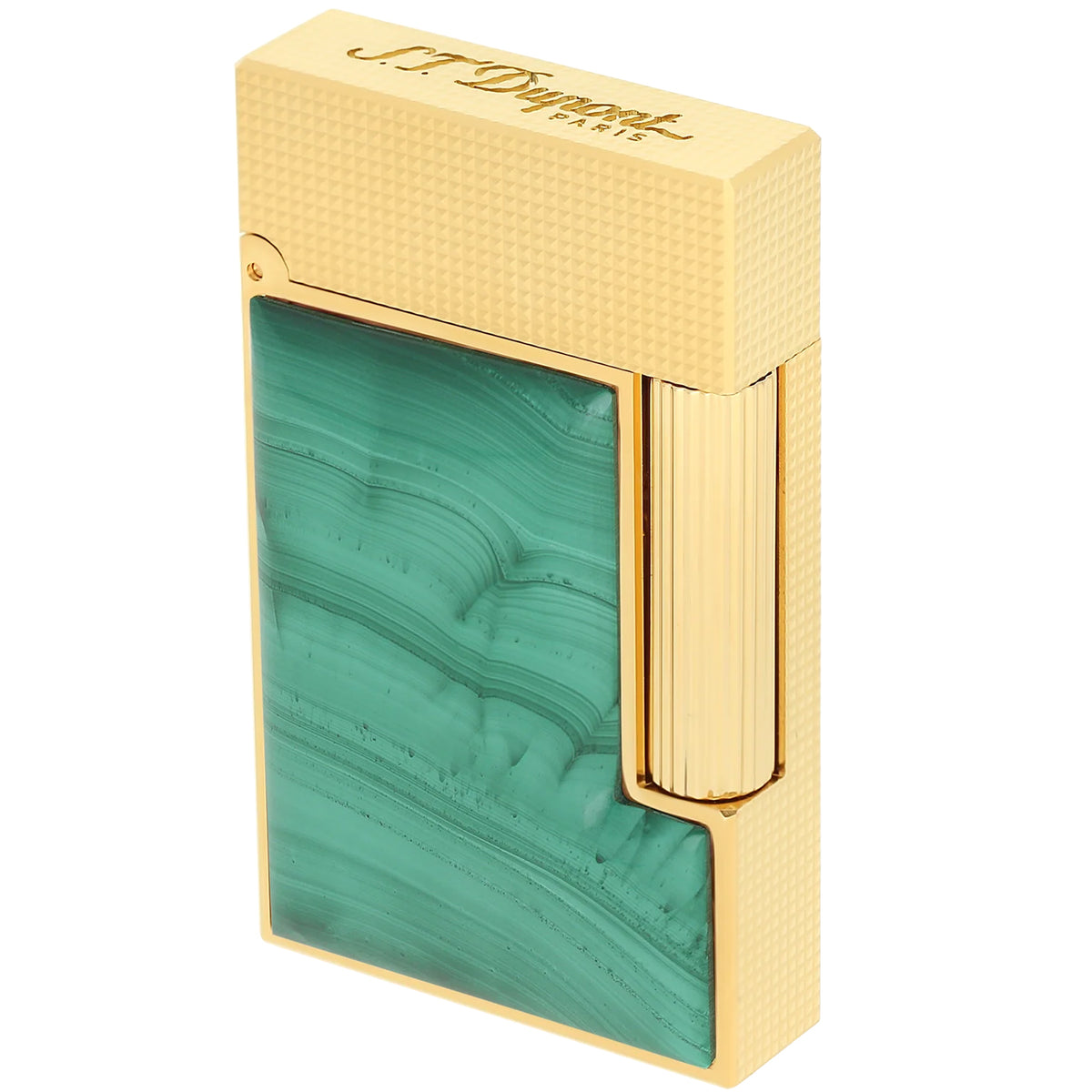 S.T. Dupont Limited Edition Line 2 Malachite Stone Lighter