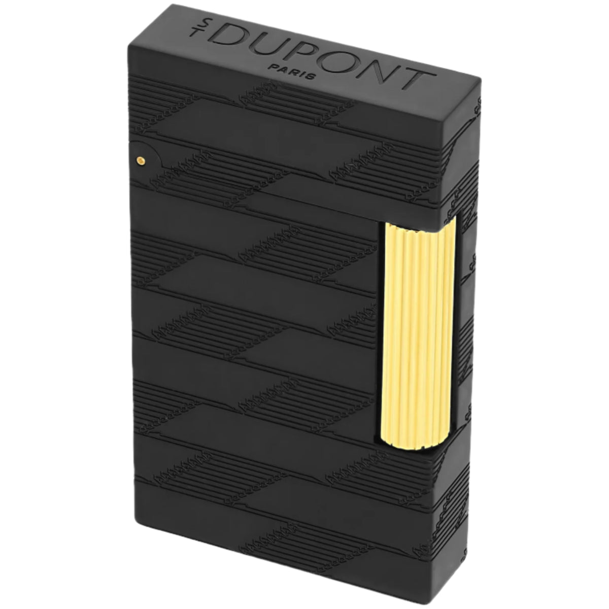 S.T Dupont Line 2 Monogram 1872 Black Guilloche Lighter