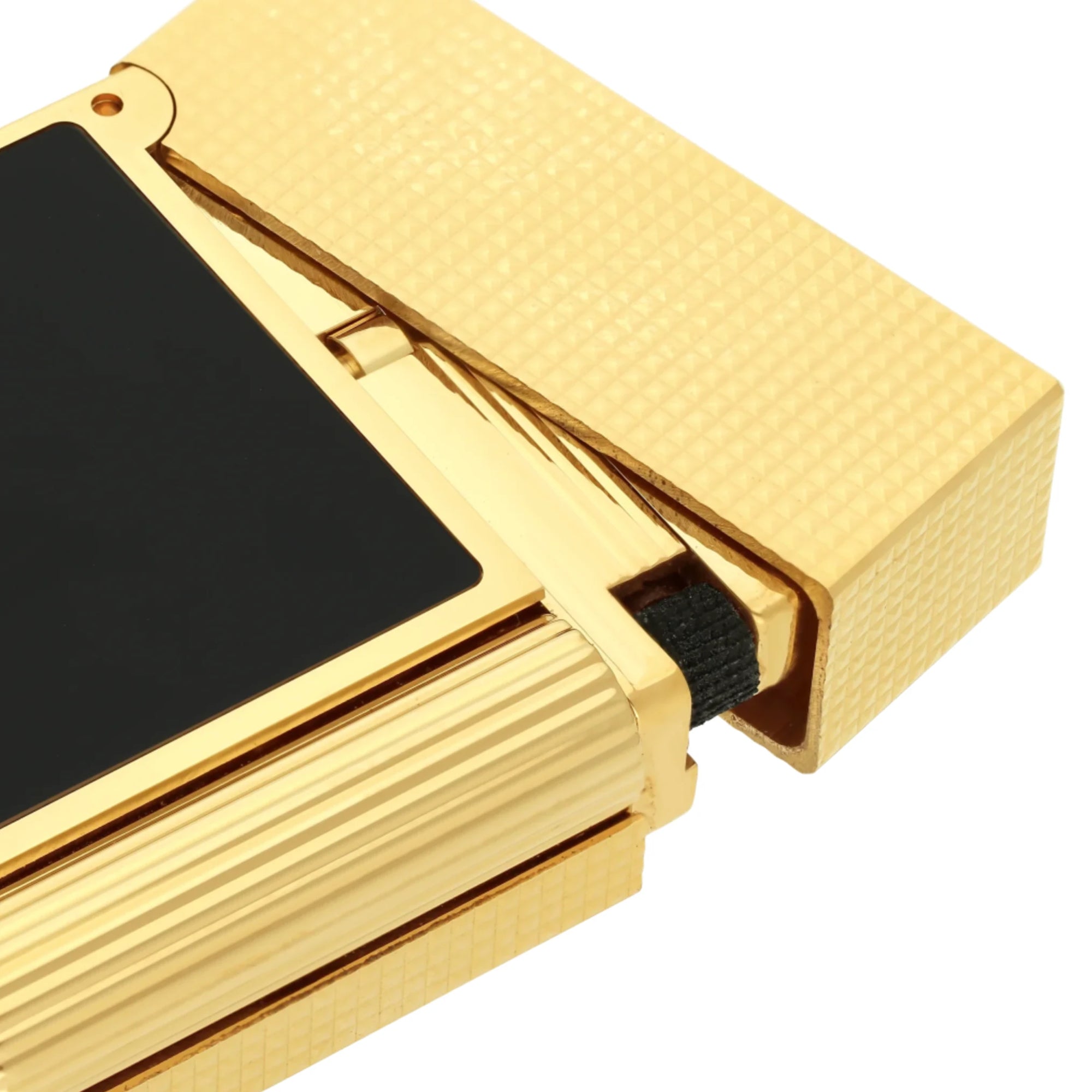 ST DUPONT ライン2 S.T. Dupont Line 2 Micro Diamond Head Black Lacquer Gold