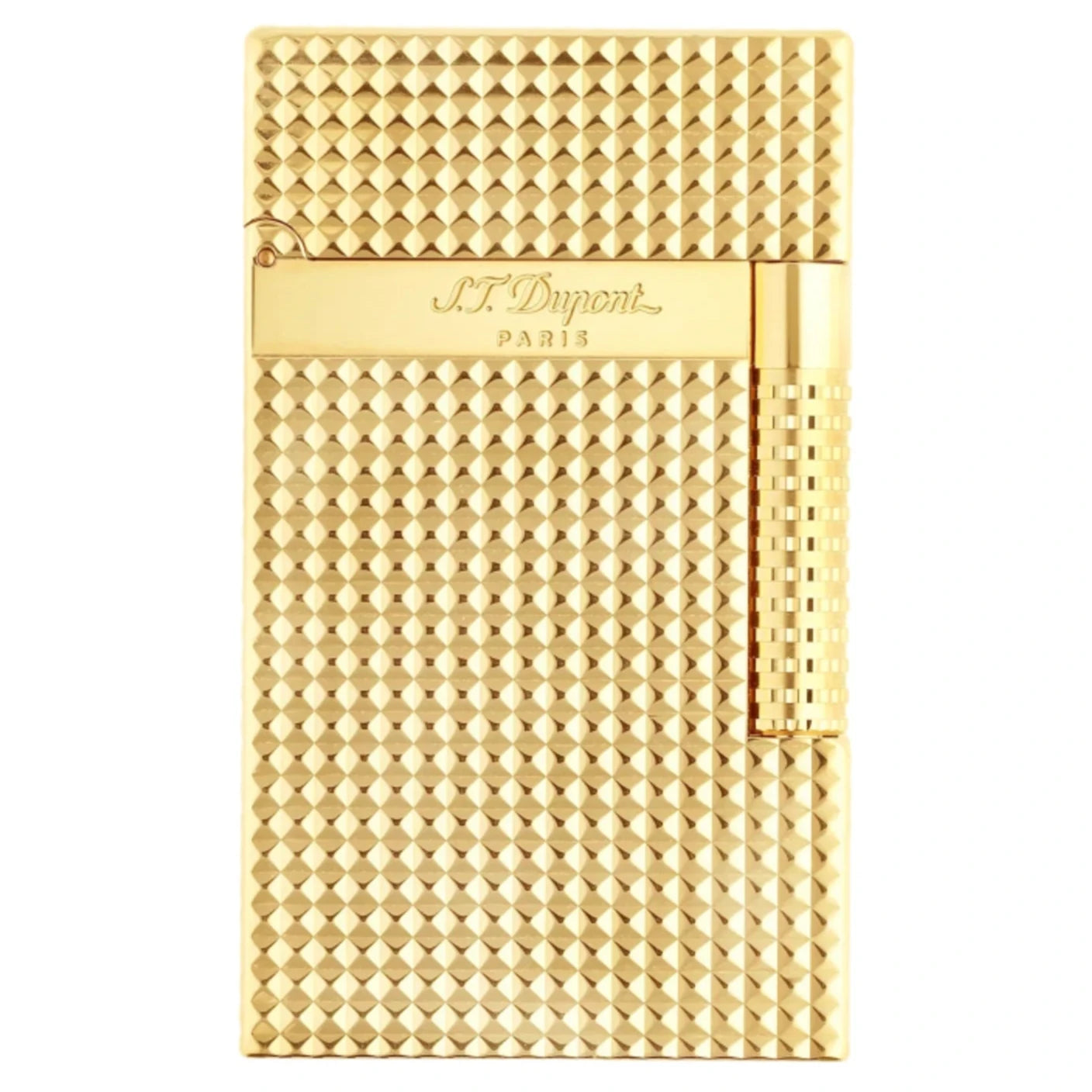 S.T. Dupont Le Grand Cling Diamond Head Gold Lighter S.T. Dupont Le Grand Cling Diamond Head Gold Lighter