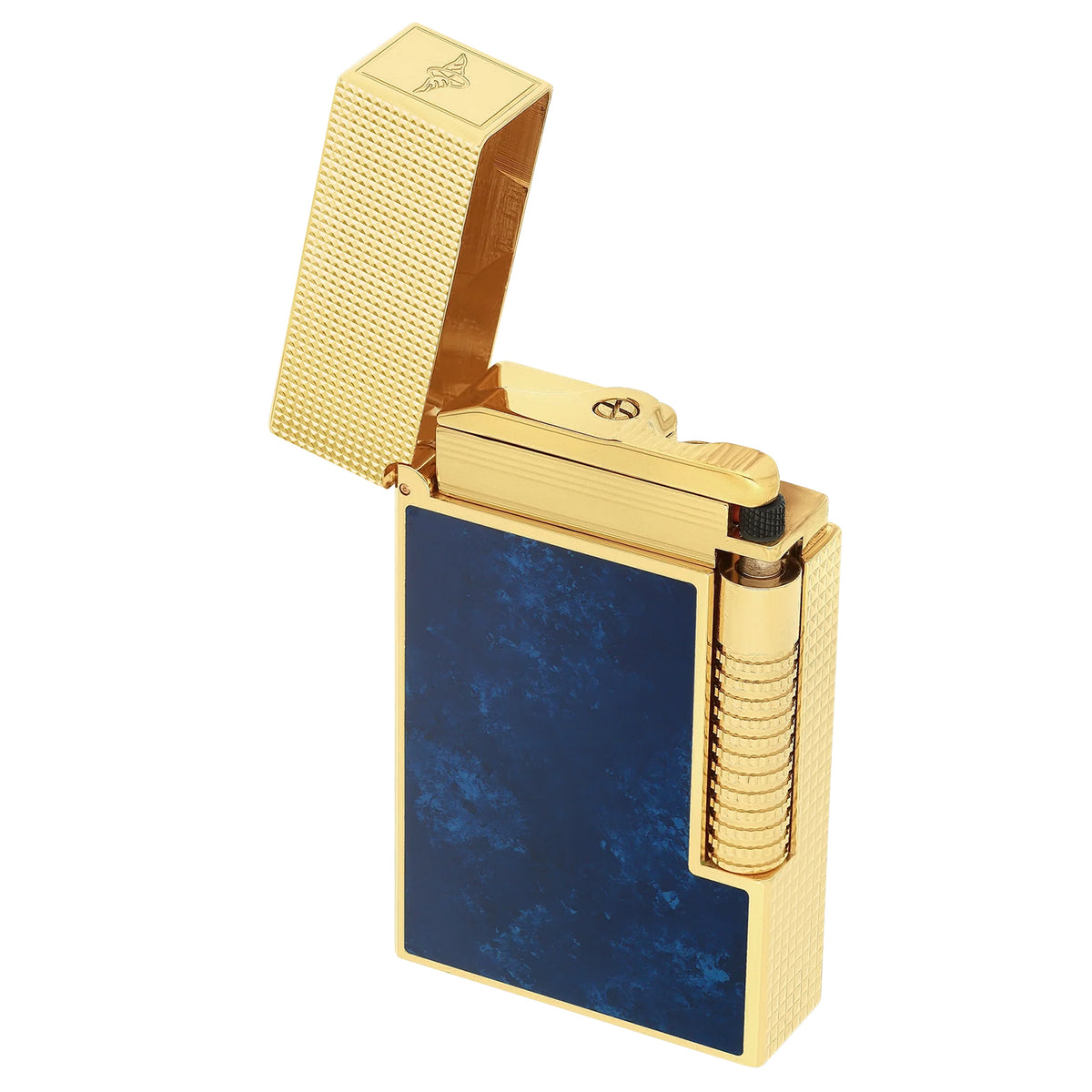 S.T. Dupont Le Grand Cling Popote Blue & Gold Lighter