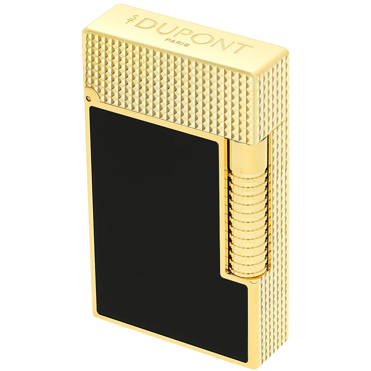 S.T. Dupont Le Grand Cling Black Lacquer Gold Lighter
