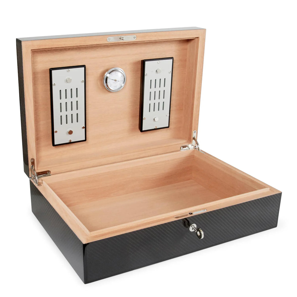Elie Bleu Carbon Fiber Humidor (110 Cigars)