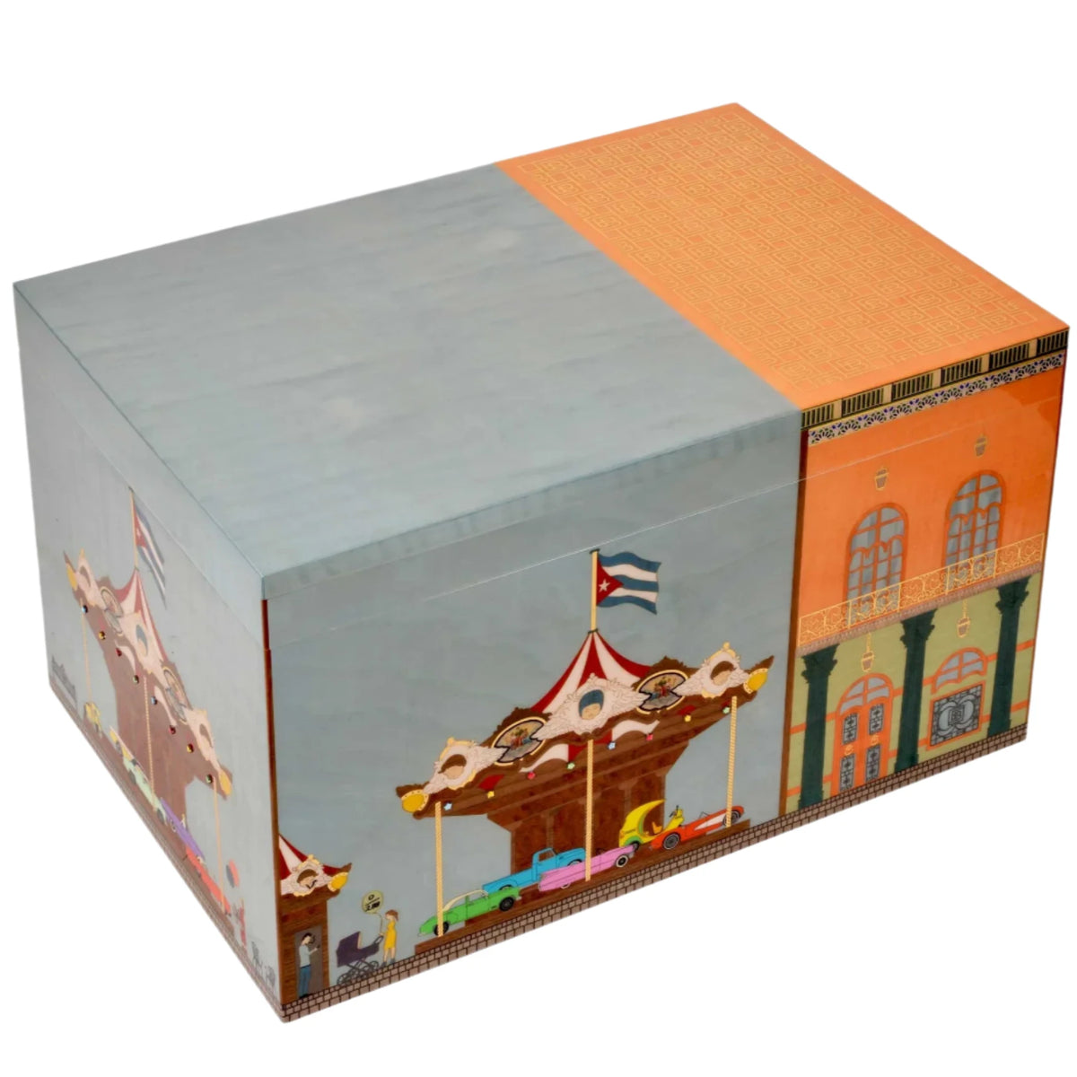Elie Bleu Casa Cubana Limited Edition Carousel Humidor (125 Cigars)