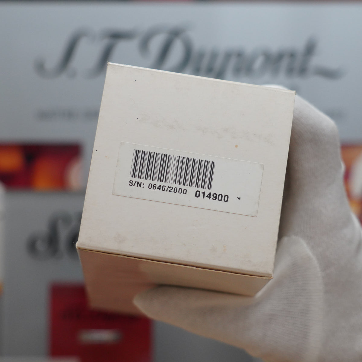 Vintage S.T. Dupont Limited Grand Master Perspective 2000 Palladium Plated Lighter Limited to Two Thousand Pieces Worldwide