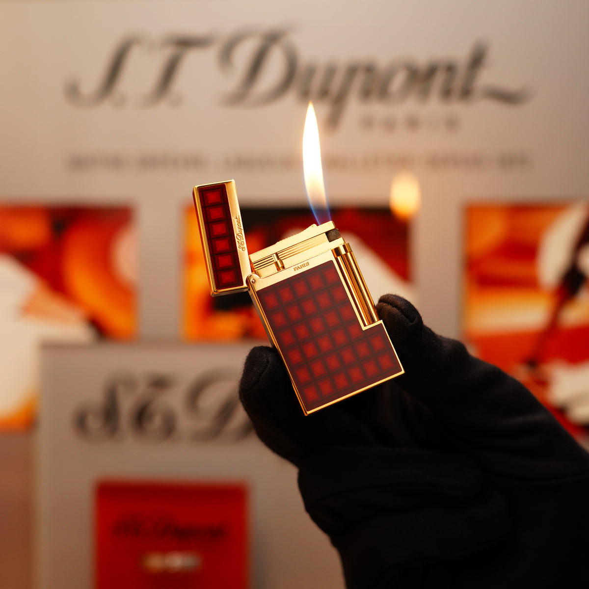 Vintage 1990 S.T. Dupont Rare Early Edition Vertigo Large Ligne 2 Special Edition Limited Lighter