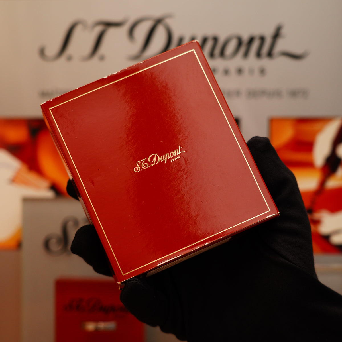 Vintage 1992 S.T. Dupont Colombus Gatsby Double Flame Limited Edition Lighter, Limited to 3000 Worldwide