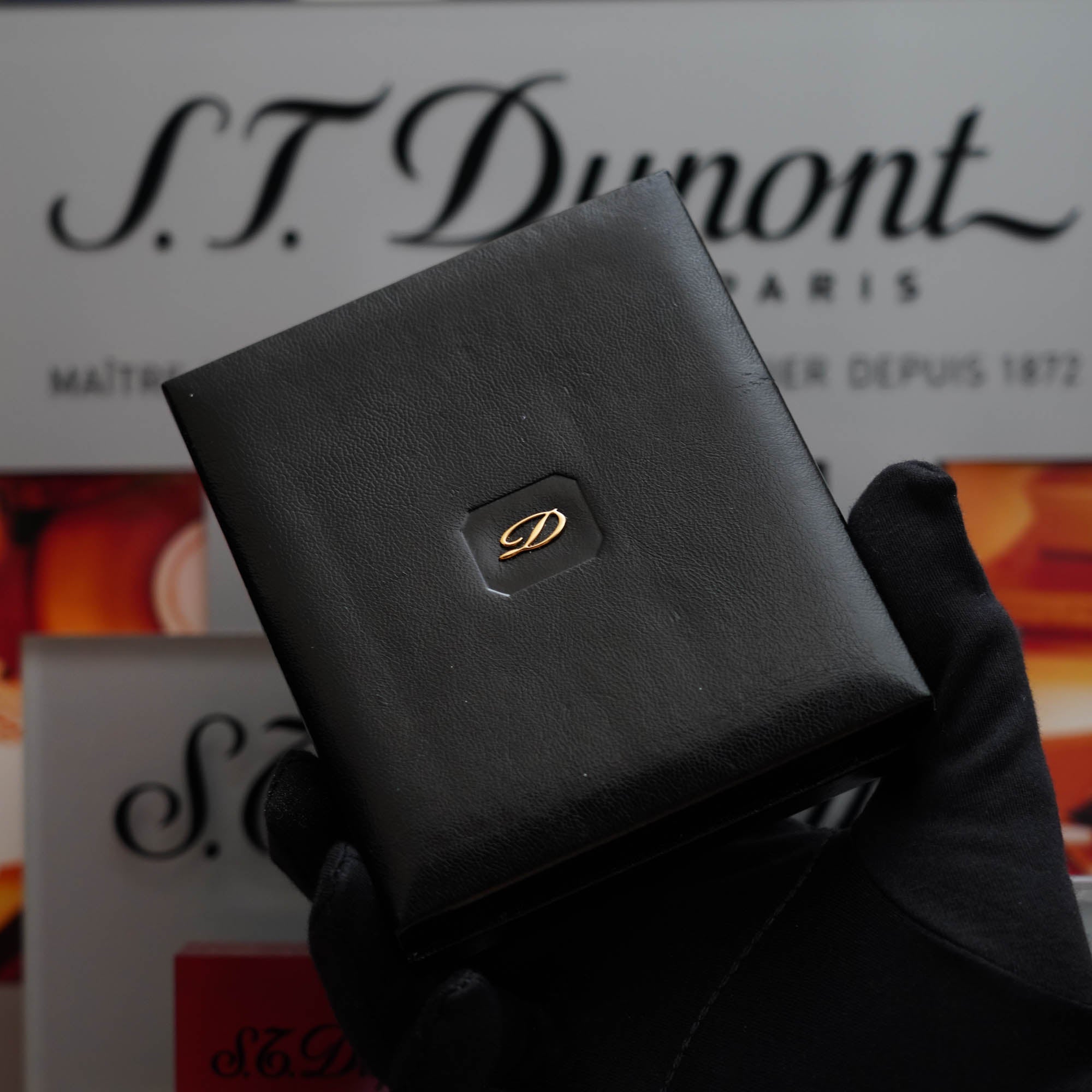 Vintage 1980 S.T. Dupont Silver Finish Vertical Line Ligne 2 LD Lighter