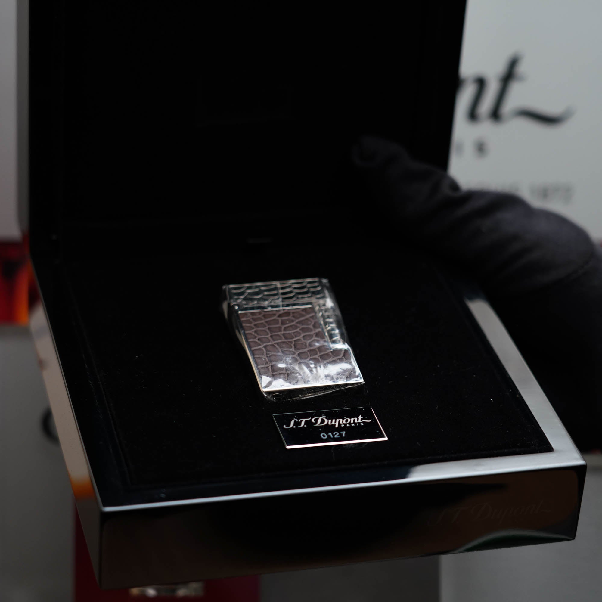 Vintage 1990 St Dupont Limited Extremely Rare True Aligator Havane