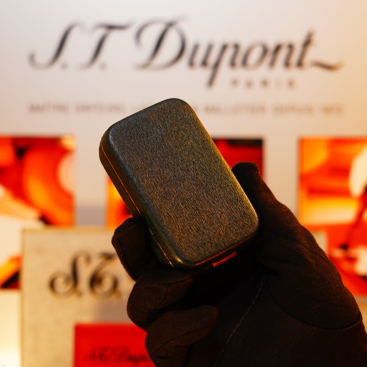 Vintage 1971 Dunhill Rollagas “Cross Hatch” Lighter – Heavy Silver Finish, Rare Early Pattern, Good Full Set