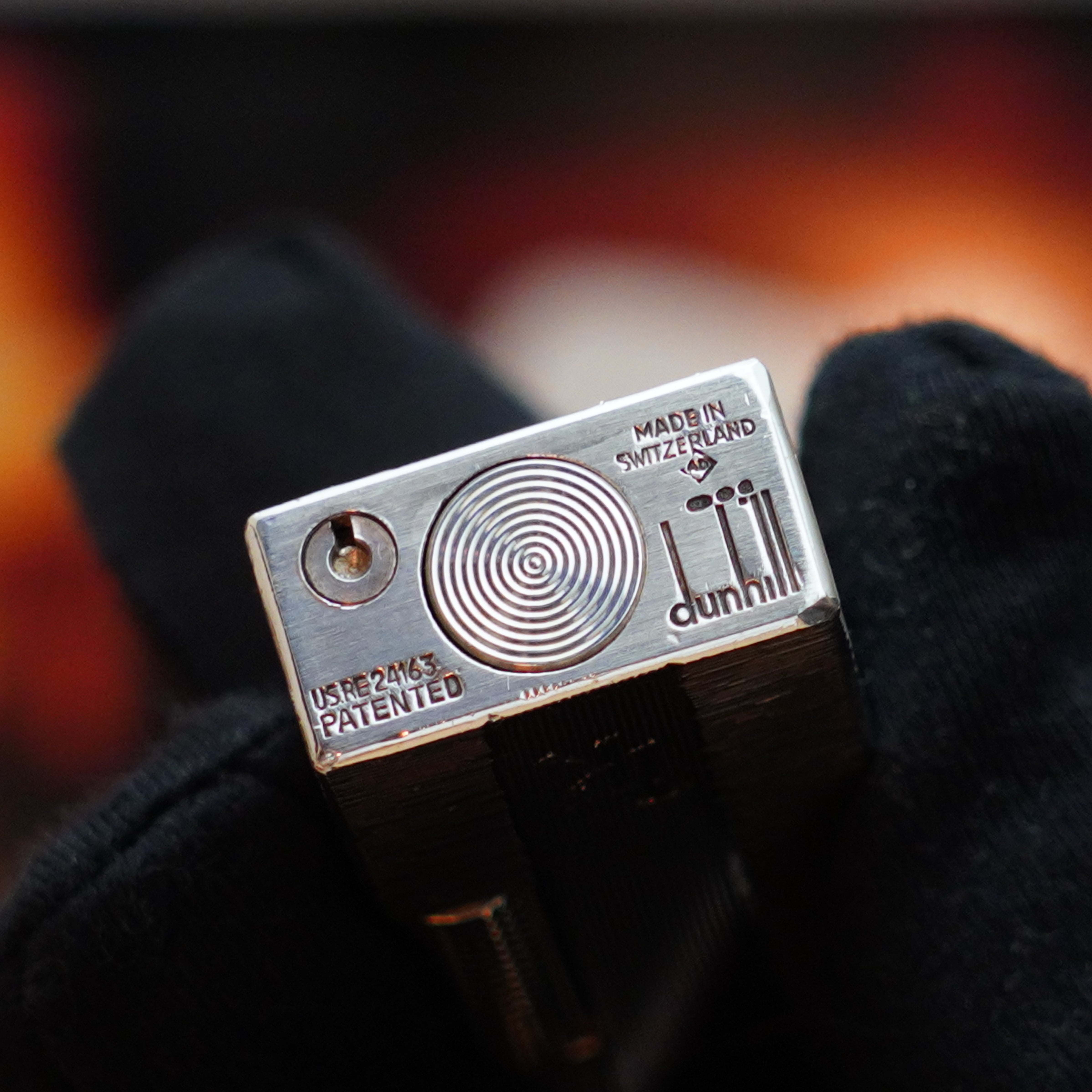 Vintage Dunhill Rollagas Limited Edition Solid Silver 925 Vintage Dunhill Rollagas Limited Edition Solid Silver 925