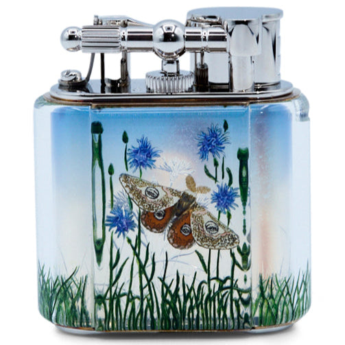 Dunhill Limited Edition Blue Aquarium Moth Turbo Lighter