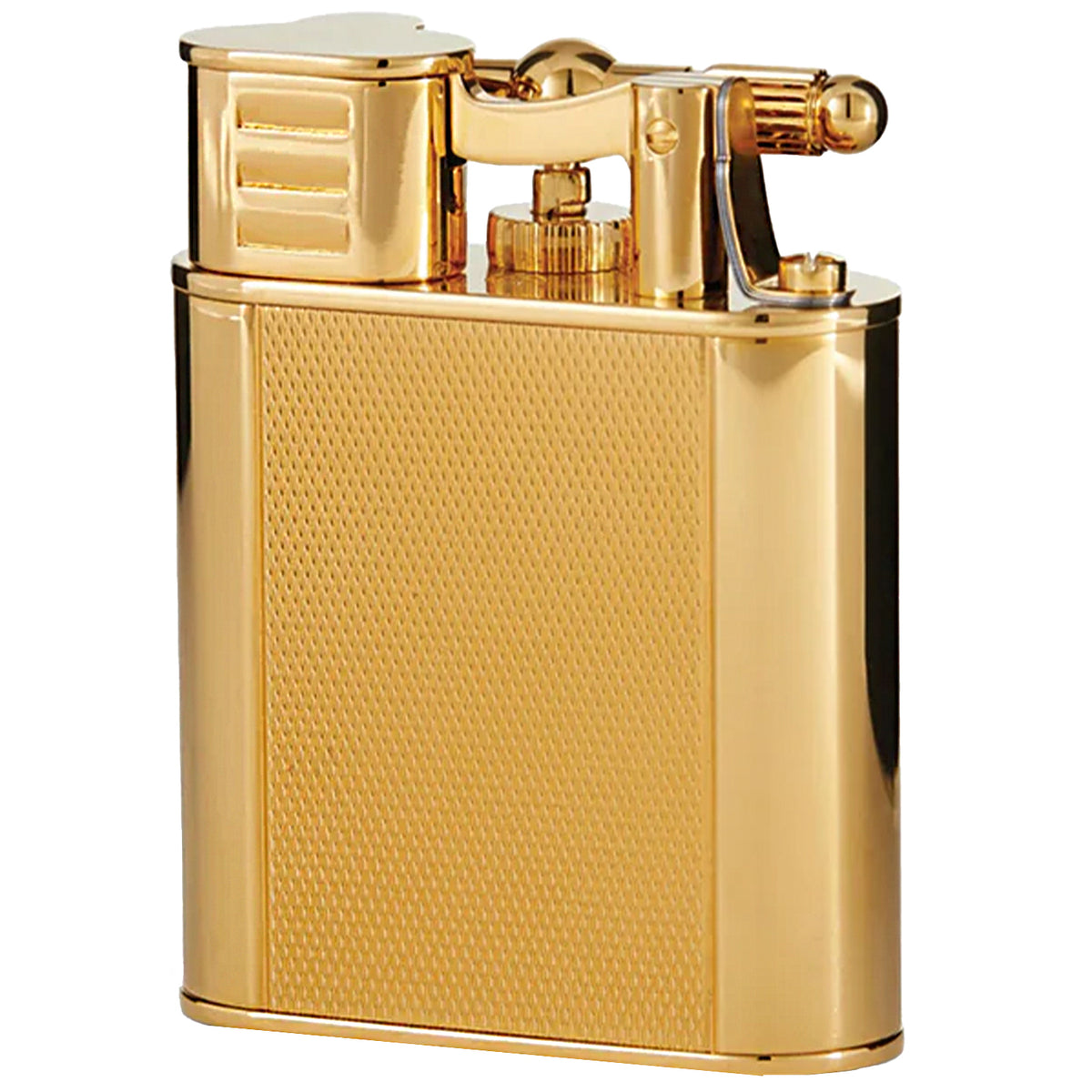Dunhill Barley Gold Finish Turbo Lighter | KirbyAllison.com