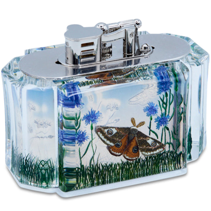 小物 Dunhill Dunhill Limited Edition Blue Aquarium Moth Table Lighter