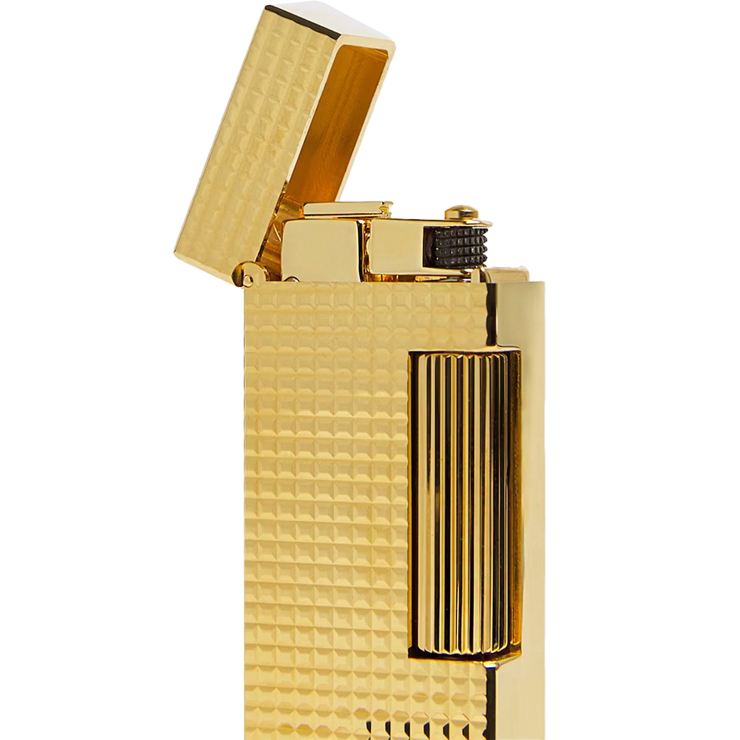 Dunhill Hobnail Gold Finish Rollagas Lighter | KirbyAllison.com