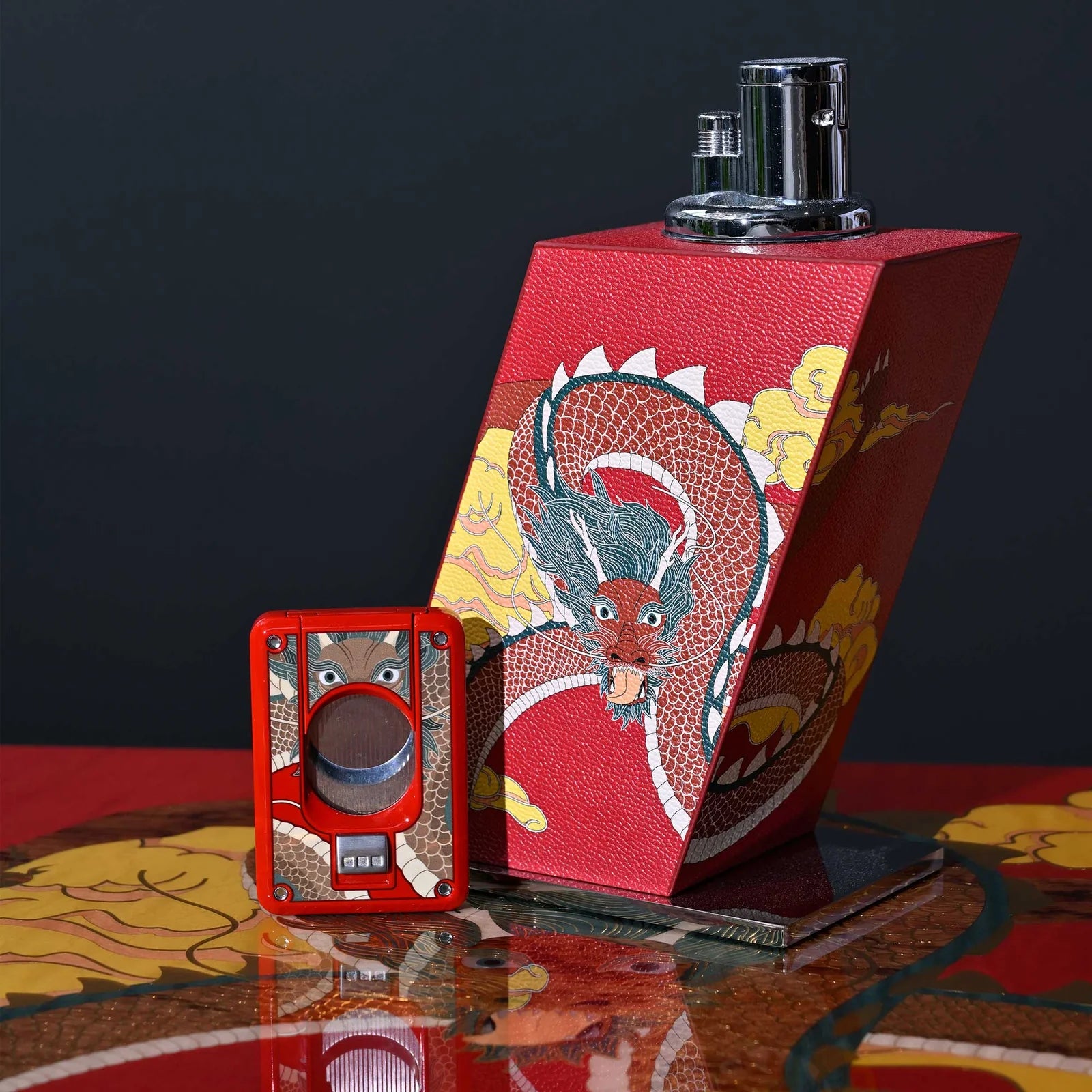 Elie Bleu Limited Edition Dragon Table Lighter | KirbyAllison.com