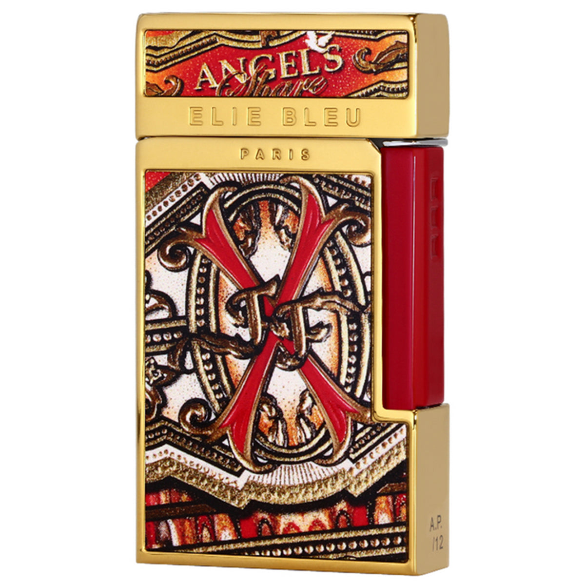 Elie Bleu Limited Edition Fuente Opus X Angel's Share Gold & Red Lighter