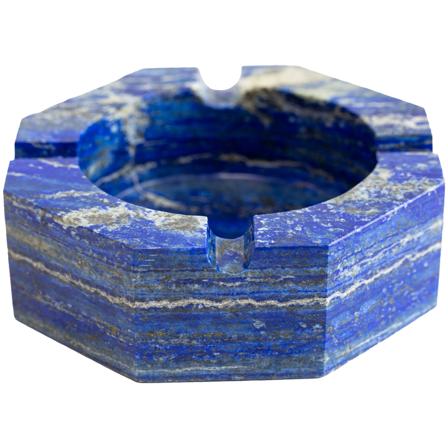 Kirby Allison Lapis Lazuli Cigar Ashtray | KirbyAllison.com
