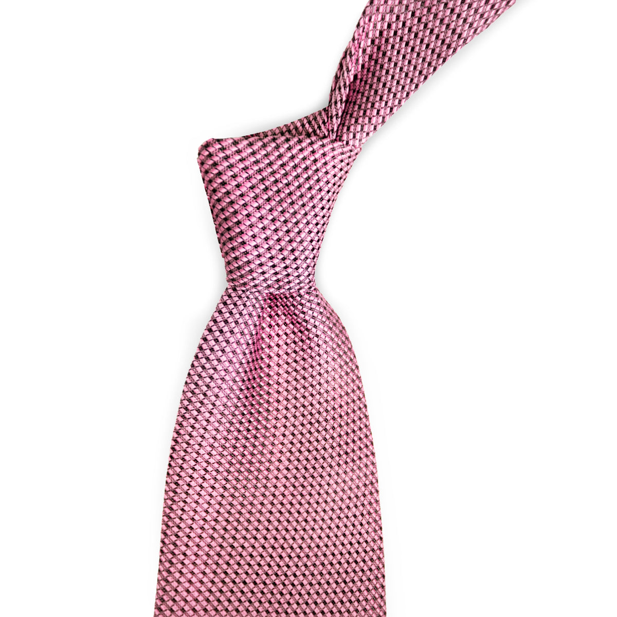 Sovereign Grade Pink & Black Mock Grenadine Tie - 150 cm