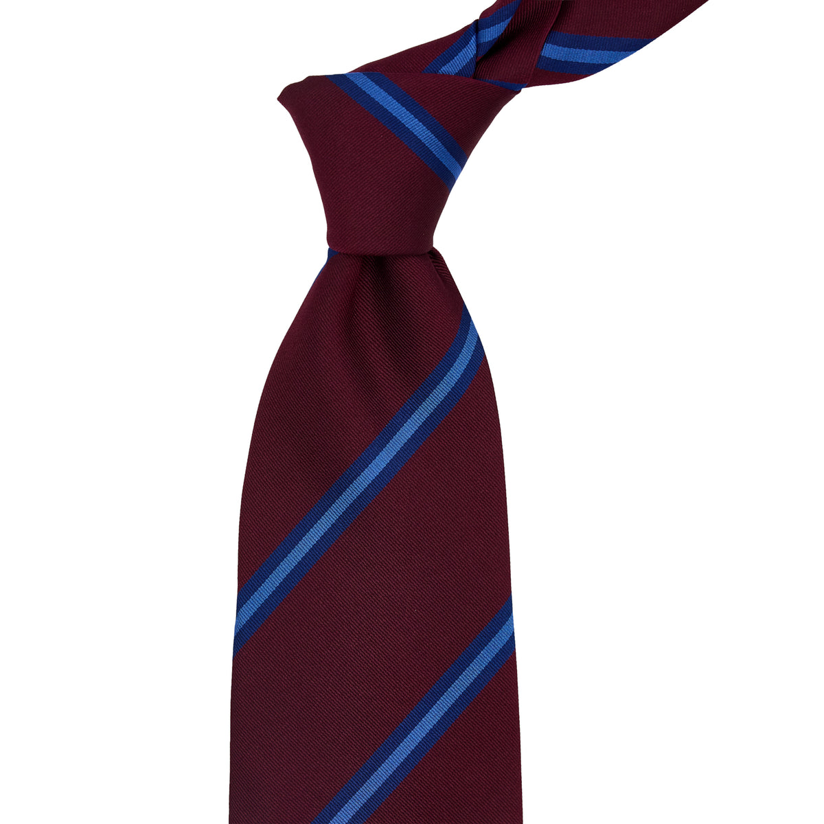 Sovereign Grade Oxblood & Navy Rep Tie