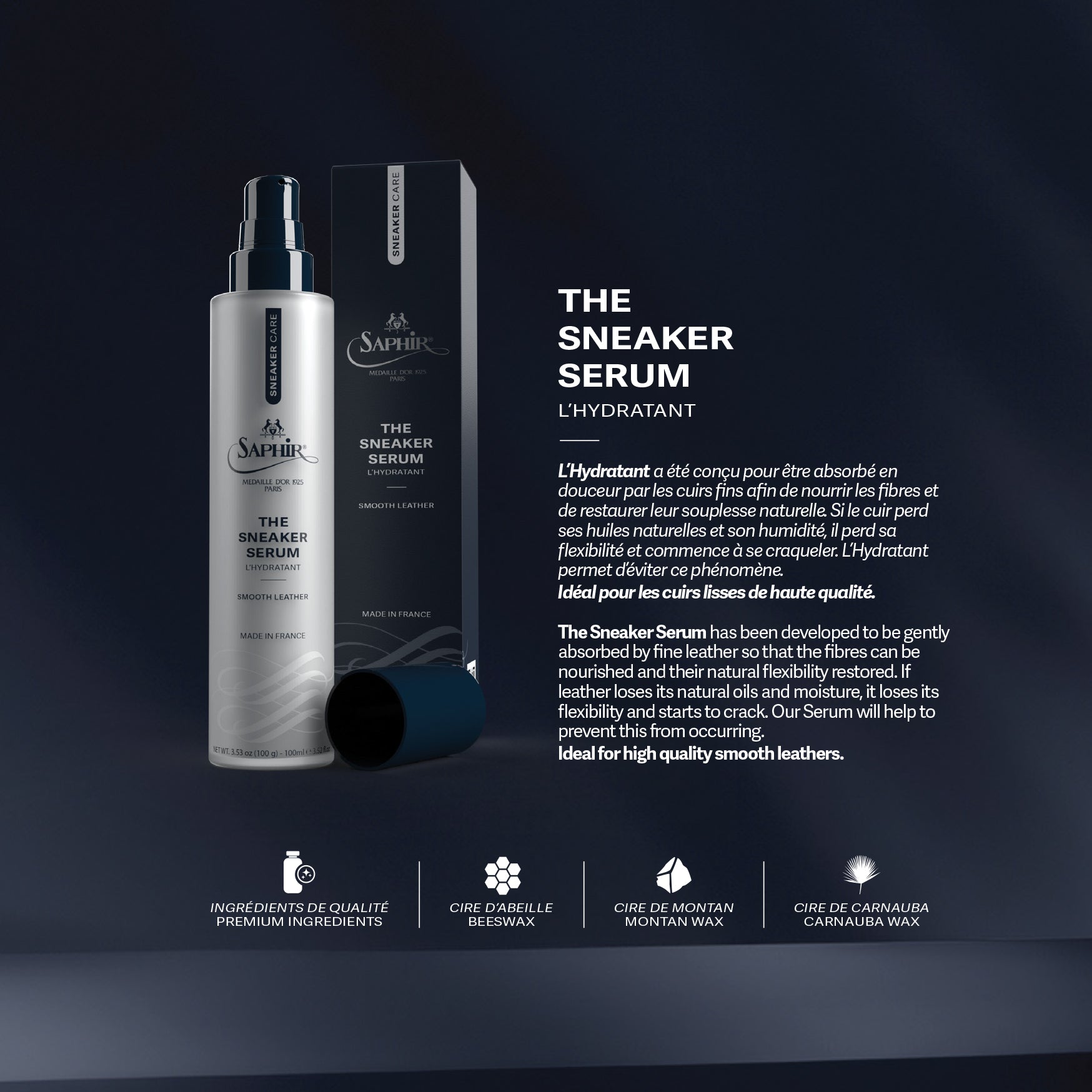 The Sneaker Serum by Saphir - 100ml | KirbyAllison.com