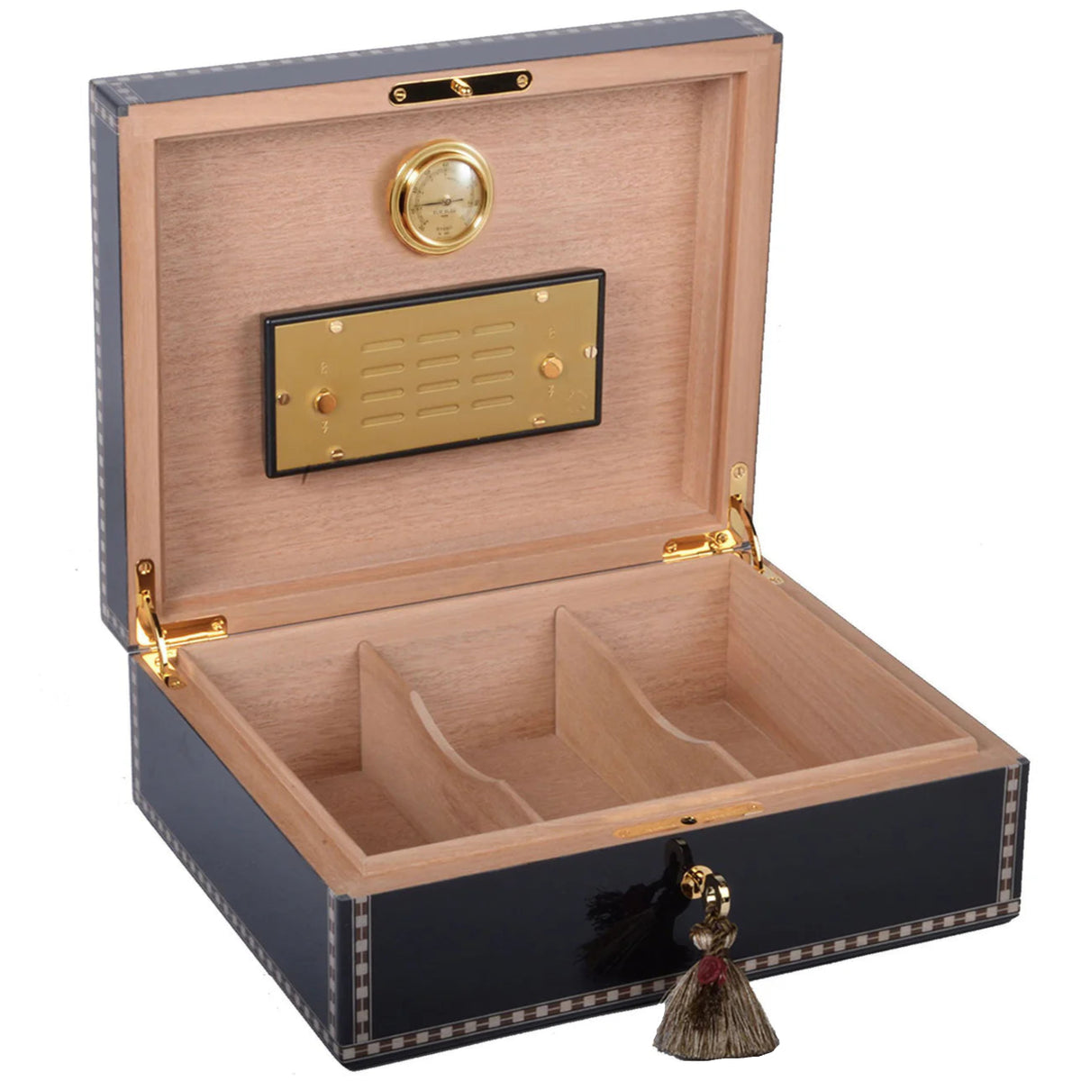 Elie Bleu Black Sycamore Medals Humidor (75 Cigars)