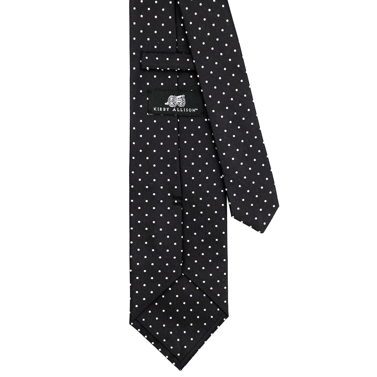 Sovereign Grade Black Small Dot Bodiam Archive Tie