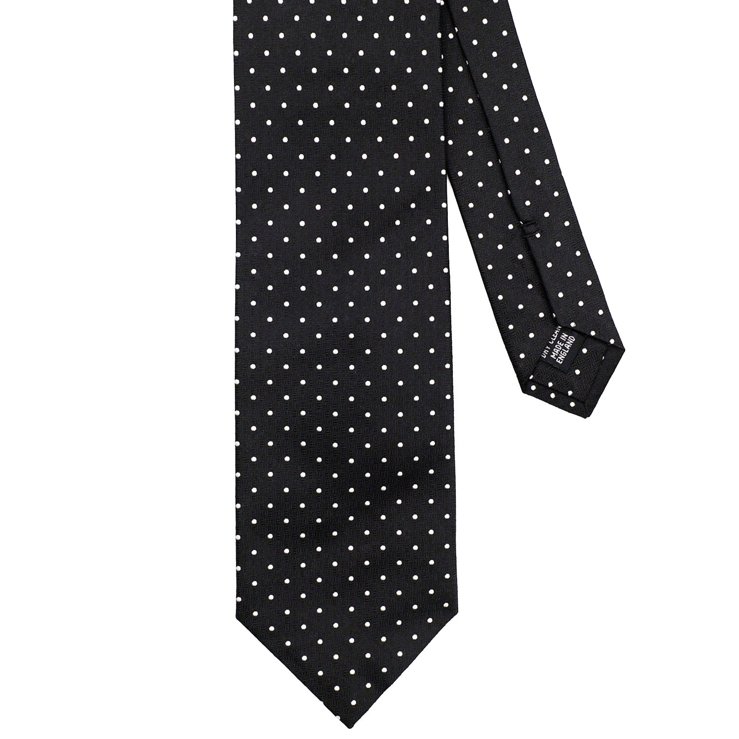 Sovereign Grade Black Small Dot Bodiam Archive Tie