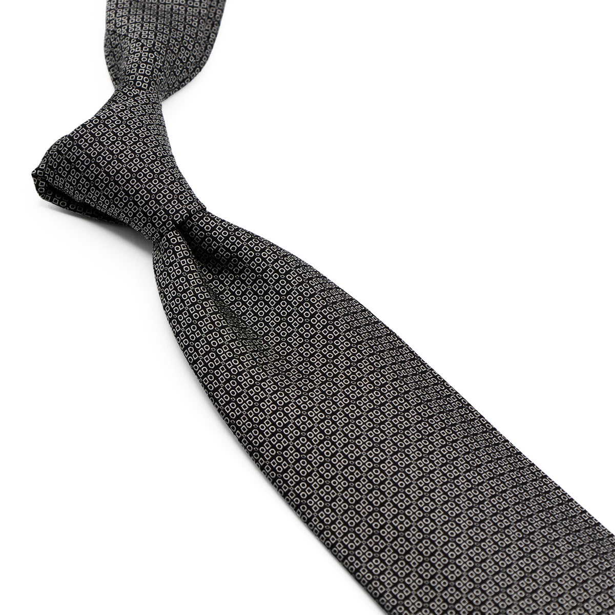 Sovereign Grade Black & Silver Neat Bodiam Archive Tie