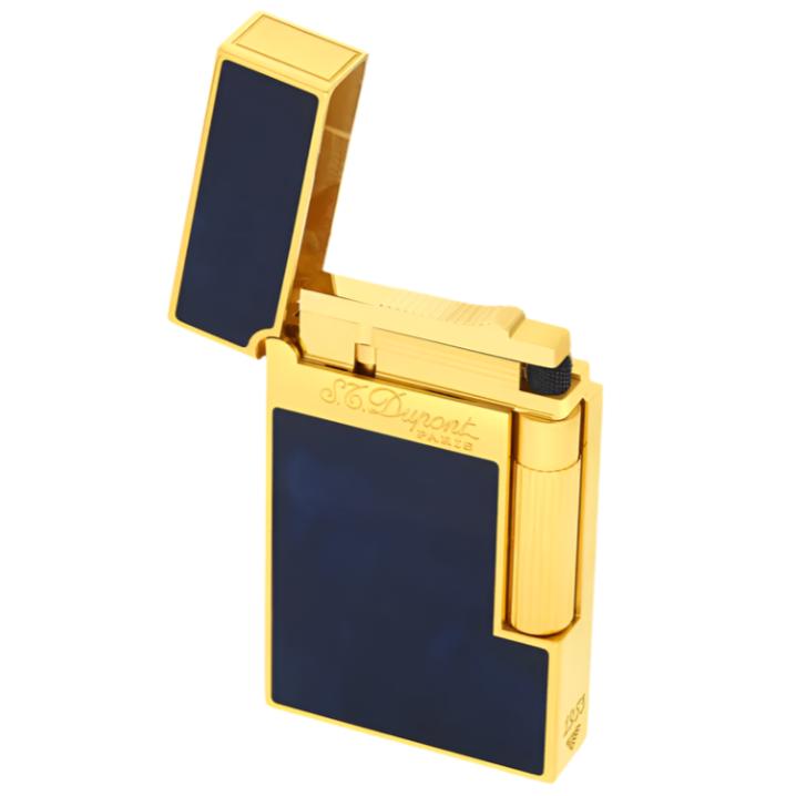 S.T. Dupont Line 2 Atelier Dark Blue Chinese Lacquer Lighter
